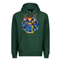 Sports Green cyclops 2 Premium Hoodie - linhVisuals