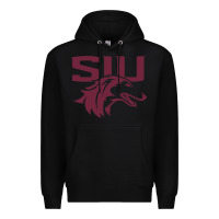 Black southern illinois salukis Premium Hoodie - linhVisuals