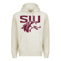 Oatmeal Heather southern illinois salukis Premium Hoodie - linhVisuals