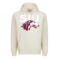 Oatmeal Heather southern illinois salukis Premium Hoodie - linhVisuals