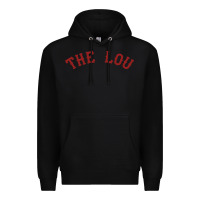 Black the lou retro louis fan tribute  loui cardinal Premium Hoodie - linhVisuals