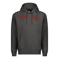 Charcoal Heather the lou retro louis fan tribute  loui cardinal Premium Hoodie - linhVisuals
