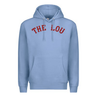 Colony Blue the lou retro louis fan tribute  loui cardinal Premium Hoodie - linhVisuals