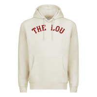 Oatmeal Heather the lou retro louis fan tribute  loui cardinal Premium Hoodie - linhVisuals