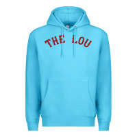 Ocean Blue the lou retro louis fan tribute  loui cardinal Premium Hoodie - linhVisuals
