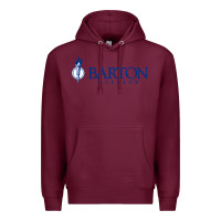 Burgundy Barton College Premium Hoodie - linhVisuals