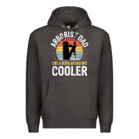 Smoke arborist dad tree climber logger woodworker chainsaw mens t shirt Premium Hoodie - linhVisuals