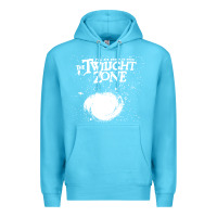 Ocean Blue twilight zone vintage faded style design Premium Hoodie - linhVisuals