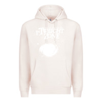 Pale Pink twilight zone vintage faded style design Premium Hoodie - linhVisuals
