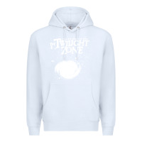 White twilight zone vintage faded style design Premium Hoodie - linhVisuals