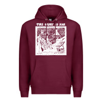 Burgundy the story   the story so far Premium Hoodie - linhVisuals