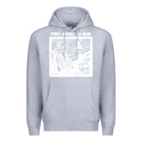 Heather Grey the story   the story so far Premium Hoodie - linhVisuals
