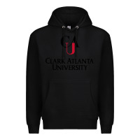 Black Clark Atlanta University Premium Hoodie - linhVisuals
