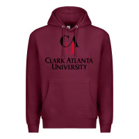 Burgundy Clark Atlanta University Premium Hoodie - linhVisuals