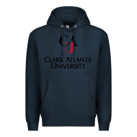 Navy Clark Atlanta University Premium Hoodie - linhVisuals