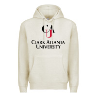Oatmeal Heather Clark Atlanta University Premium Hoodie - linhVisuals
