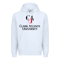 White Clark Atlanta University Premium Hoodie - linhVisuals
