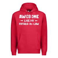 Cardinal awesome like my father in law funny fathers day gift men wom t shirt Premium Hoodie - linhVisuals