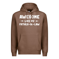 Chestnut awesome like my father in law funny fathers day gift men wom t shirt Premium Hoodie - linhVisuals