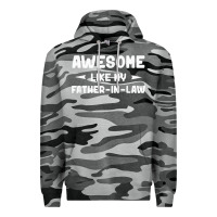 Slate Camo awesome like my father in law funny fathers day gift men wom t shirt Premium Hoodie - linhVisuals