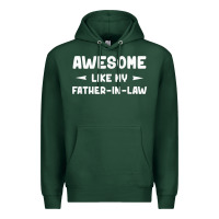 Sports Green awesome like my father in law funny fathers day gift men wom t shirt Premium Hoodie - linhVisuals