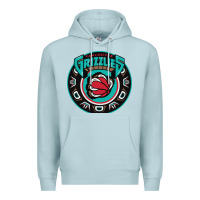 Blue Mist vancouver grizzlie retro Premium Hoodie - linhVisuals