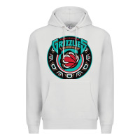 Dove Grey vancouver grizzlie retro Premium Hoodie - linhVisuals