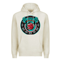 Oatmeal Heather vancouver grizzlie retro Premium Hoodie - linhVisuals