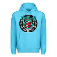 Ocean Blue vancouver grizzlie retro Premium Hoodie - linhVisuals