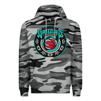 Slate Camo vancouver grizzlie retro Premium Hoodie - linhVisuals