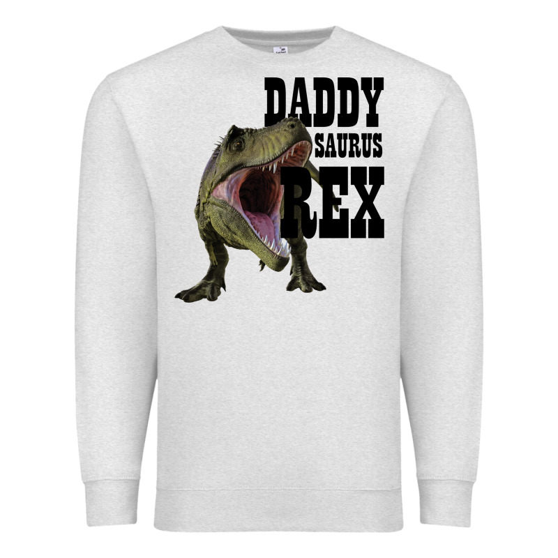 Daddy Saurus Rex Premium Sweatshirt by Bettercallsaul | Teevron