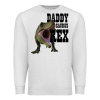 Oatmeal Heather DADDY SAURUS REX Premium Sweatshirt - Bettercallsaul