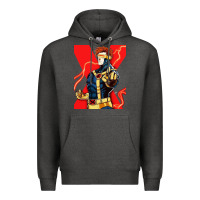 Charcoal Heather cyclops 4 Premium Hoodie - linhVisuals