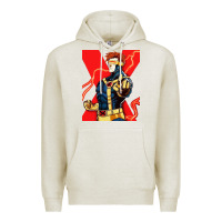 Oatmeal Heather cyclops 4 Premium Hoodie - linhVisuals