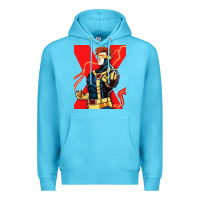Ocean Blue cyclops 4 Premium Hoodie - linhVisuals