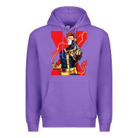 Purple cyclops 4 Premium Hoodie - linhVisuals