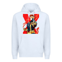 White cyclops 4 Premium Hoodie - linhVisuals