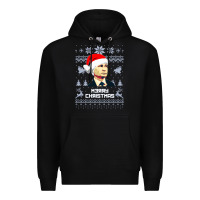 Black vladimir putin merry christmas Premium Hoodie - linhVisuals