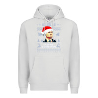 Dove Grey vladimir putin merry christmas Premium Hoodie - linhVisuals