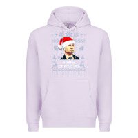 Lilac vladimir putin merry christmas Premium Hoodie - linhVisuals