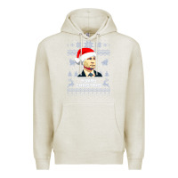 Oatmeal Heather vladimir putin merry christmas Premium Hoodie - linhVisuals