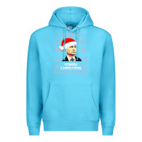 Ocean Blue vladimir putin merry christmas Premium Hoodie - linhVisuals