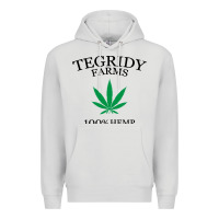 Dove Grey tegridy farms Premium Hoodie - linhVisuals