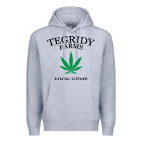 Heather Grey tegridy farms Premium Hoodie - linhVisuals