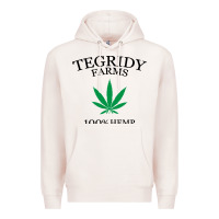 Pale Pink tegridy farms Premium Hoodie - linhVisuals