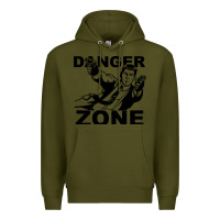 Army Green archer danger zone Premium Hoodie - linhVisuals