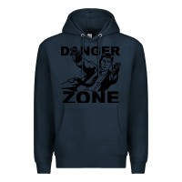 Navy archer danger zone Premium Hoodie - linhVisuals