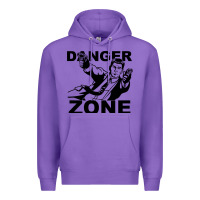 Purple archer danger zone Premium Hoodie - linhVisuals