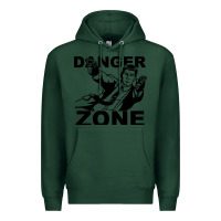 Sports Green archer danger zone Premium Hoodie - linhVisuals