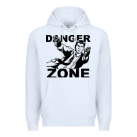 White archer danger zone Premium Hoodie - linhVisuals
